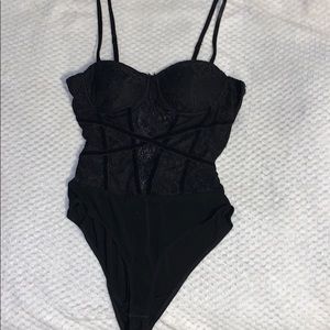 black lace bodysuit🤩